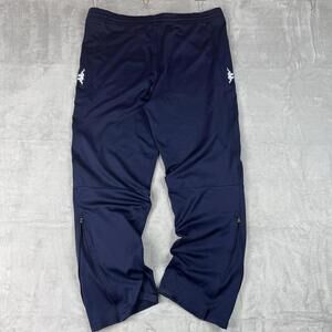 Vintage Kappa Track Pants Baggy Zipper Hem Men Size Large Y2K Straight/Tapered